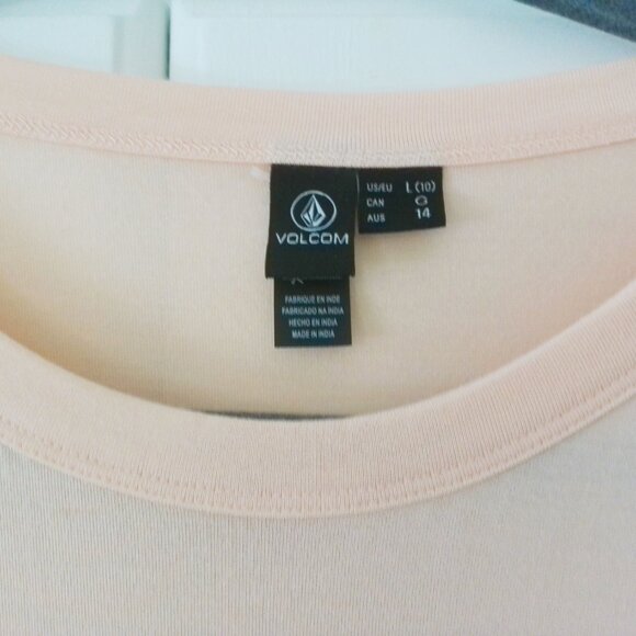 NWOT Volcom Peach Racerback Maxi Dress - Picture 5 of 6